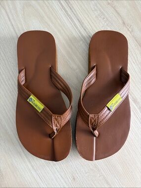 The CleanSole Brown Women's Flip Sandals - Casual Everyday Comfort